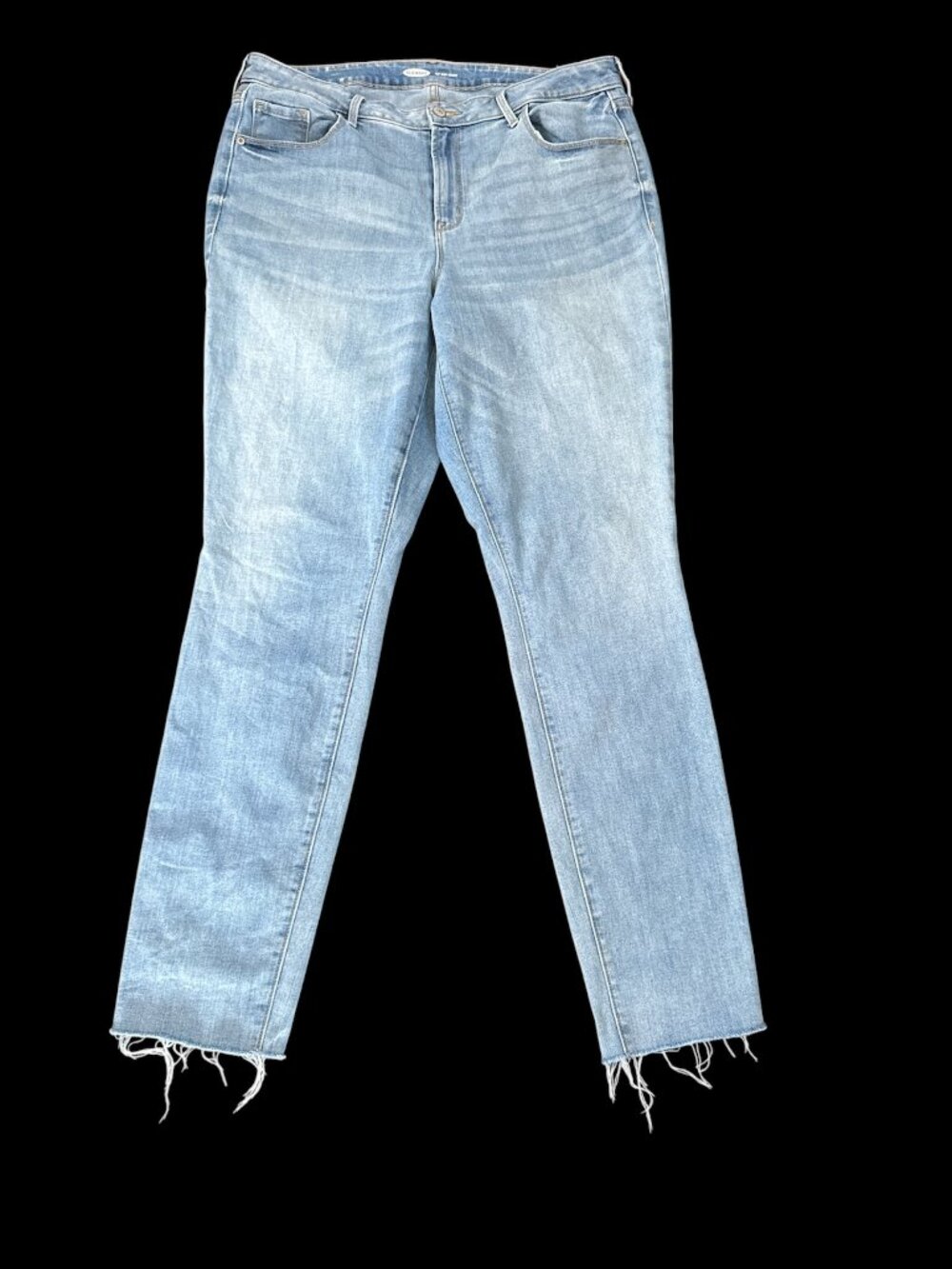 Old Navy Pop Icon Skinny Jeans Women’s Size 16/XL Tall Distressed Light Wash Y2K